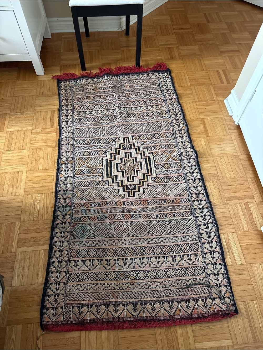 🇲🇦 Vintage handwoven Moroccan Berber rug